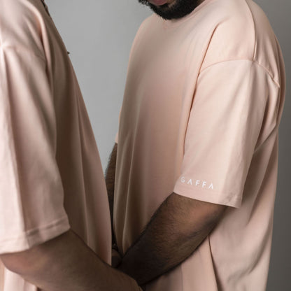 Pink | 100% Cotton Terry Oversized Fit T shirt